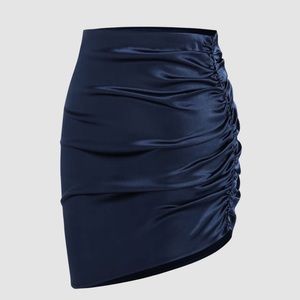 Navy Stain Skirt, M